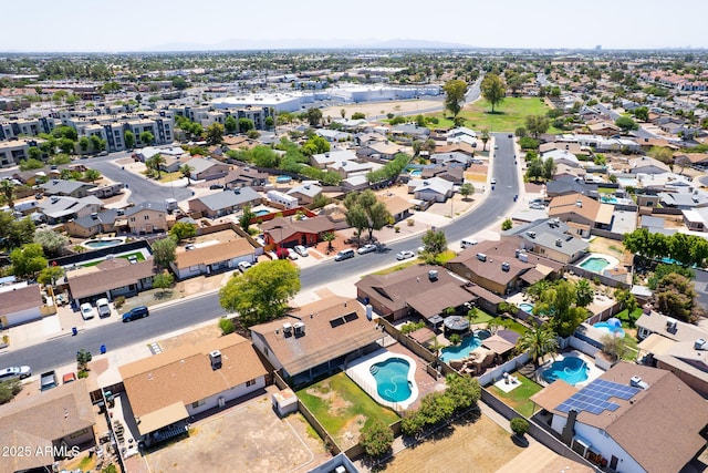 2338 E Javelina Ave, Mesa, AZ 85204 - aerial perspective of suburban area with a pool
