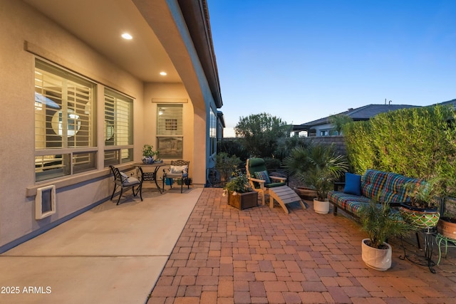 70 E Kennedia Dr, Queen Creek, AZ 85140 - view of patio with an outdoor hangout area