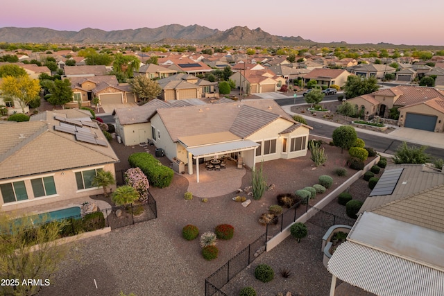 20506 N 271st Ave, Buckeye, AZ 85396 - drone / aerial view featuring a residential view and a mountain view