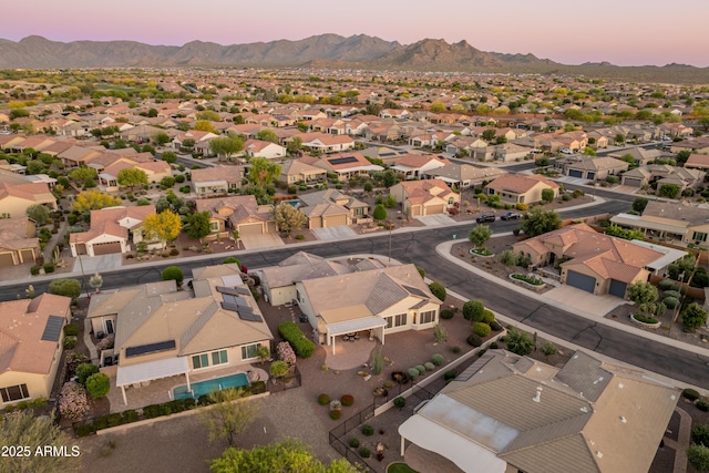 20506 N 271st Ave, Buckeye, AZ 85396 - aerial view with a mountain view and a residential view