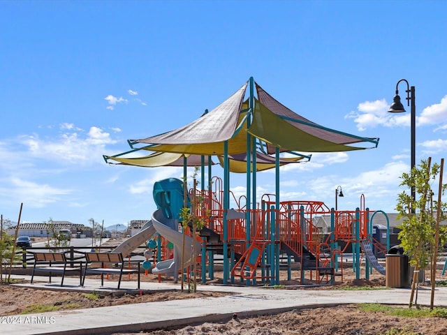 view of play area