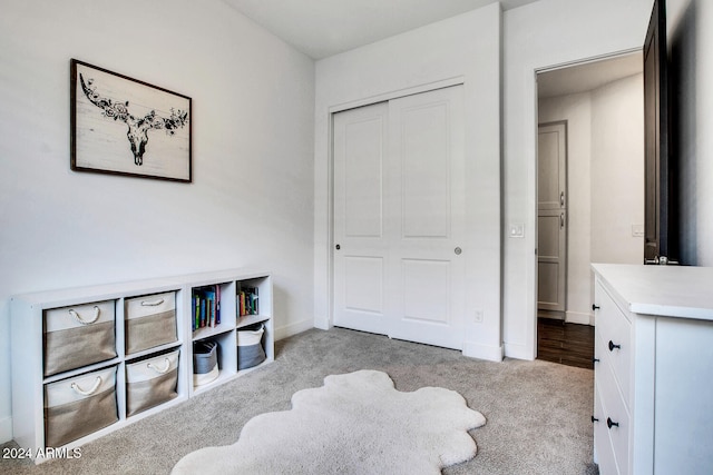 interior space featuring a closet