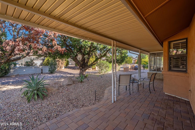 view of patio