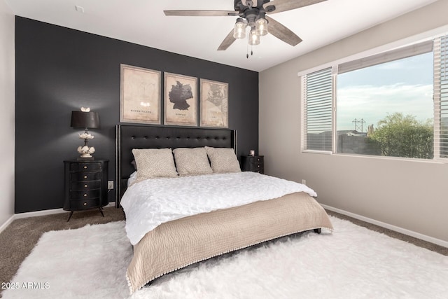 11658 E Chevelon Trl, Gold Canyon, AZ 85118 - carpeted bedroom with baseboards and ceiling fan