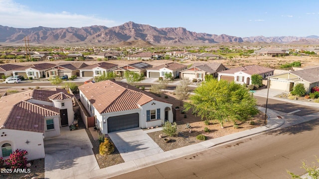 11658 E Chevelon Trl, Gold Canyon, AZ 85118 - aerial view of residential area with a mountainous background