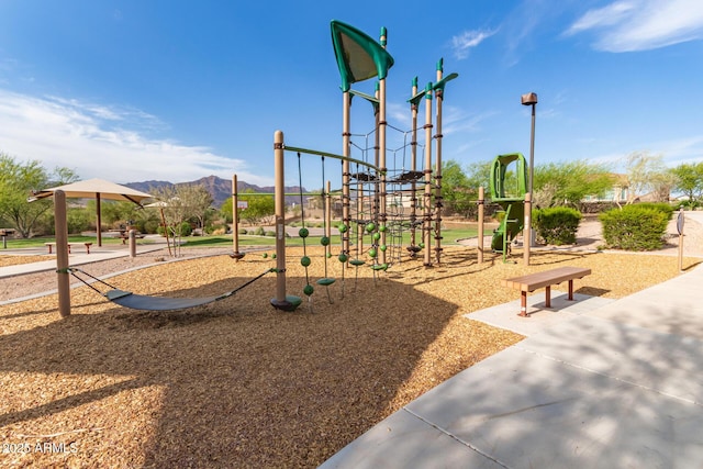 11658 E Chevelon Trl, Gold Canyon, AZ 85118 - community jungle gym featuring a mountain view
