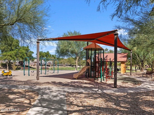 view of communal playground