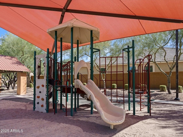 view of communal playground