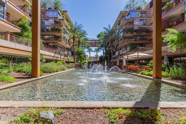 surrounding community with a gazebo