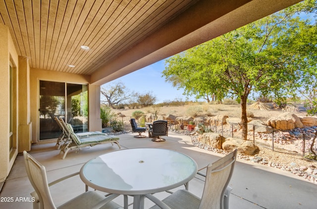 view of patio / terrace