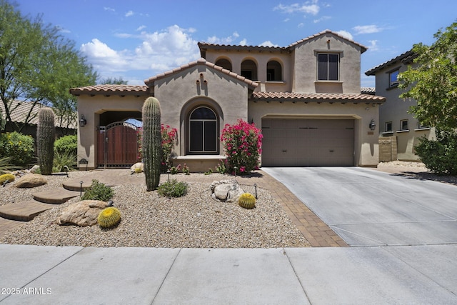 3770 E Ringtail Way, Phoenix, AZ 85050 - mediterranean / spanish home with stucco siding, concrete driveway, and a tiled roof