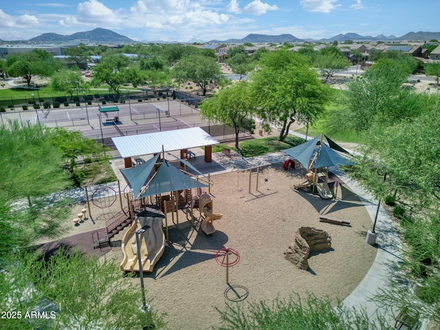 3770 E Ringtail Way, Phoenix, AZ 85050 - bird's eye view of a mountain backdrop