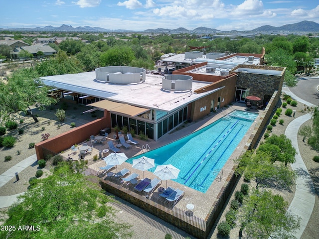 3770 E Ringtail Way, Phoenix, AZ 85050 - community pool featuring a mountain view