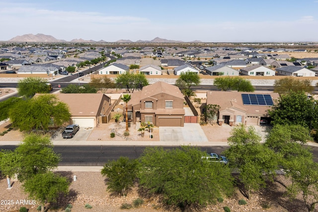 3488 N Lady Lake Ln, Casa Grande, AZ 85122 - aerial view of residential area with mountains