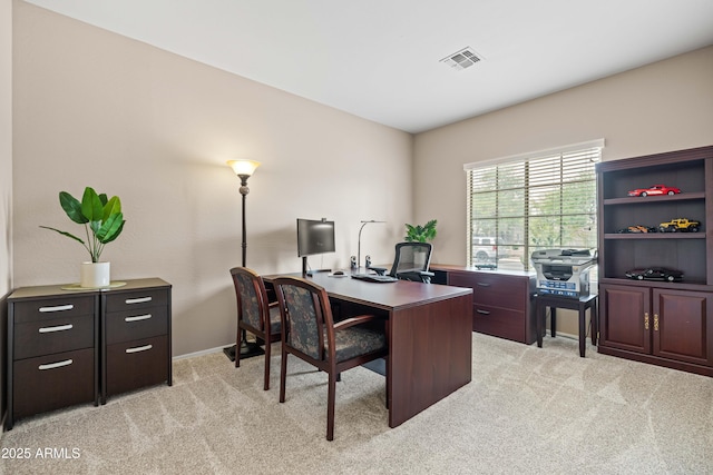 3488 N Lady Lake Ln, Casa Grande, AZ 85122 - home office featuring light colored carpet and baseboards