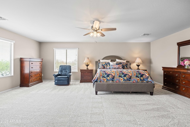 3488 N Lady Lake Ln, Casa Grande, AZ 85122 - bedroom with carpet floors and ceiling fan