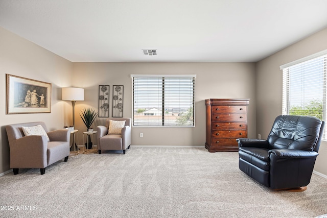 3488 N Lady Lake Ln, Casa Grande, AZ 85122 - sitting room with carpet, plenty of natural light, and baseboards