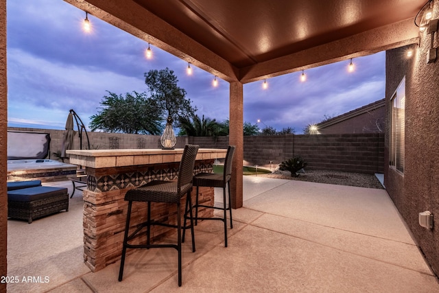 3488 N Lady Lake Ln, Casa Grande, AZ 85122 - view of patio / terrace featuring a fenced backyard