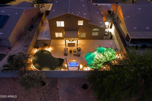 3488 N Lady Lake Ln, Casa Grande, AZ 85122 - view of subject property featuring a pool