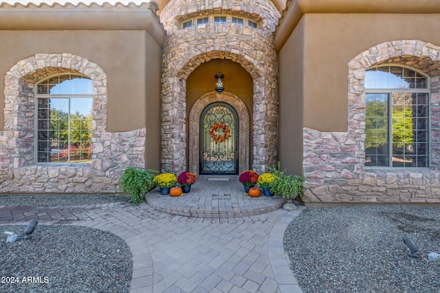 view of property entrance