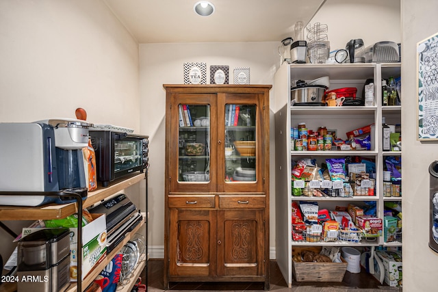 view of pantry