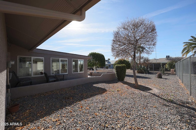 view of yard featuring a patio area