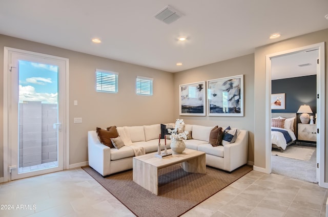 view of living room