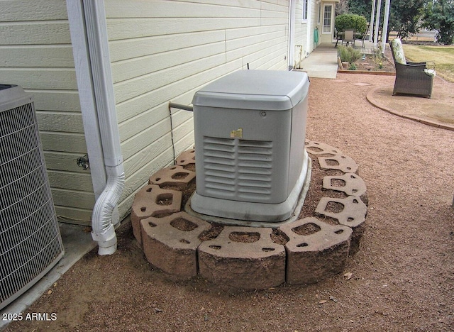 exterior details featuring central air condition unit