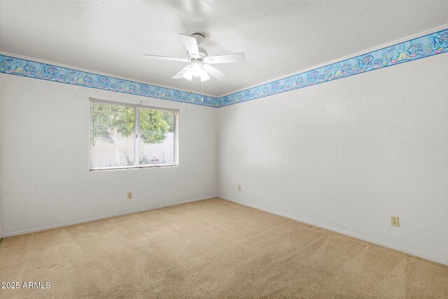 63 W Los Arboles Dr, Tempe, AZ 85284 - carpeted empty room featuring baseboards and a ceiling fan