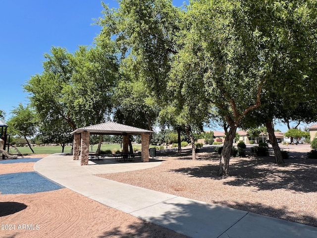 surrounding community featuring a gazebo