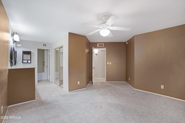 4790 E Navajo St, Phoenix, AZ 85044 - unfurnished room featuring ceiling fan, light colored carpet, and baseboards