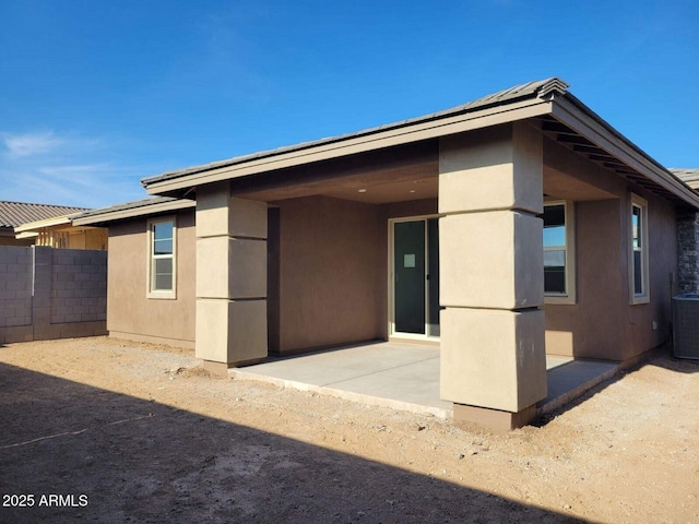 exterior space featuring a patio