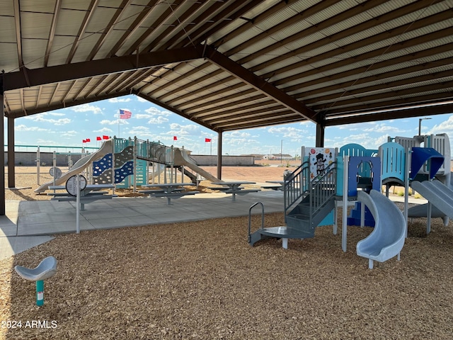 dock area featuring a playground