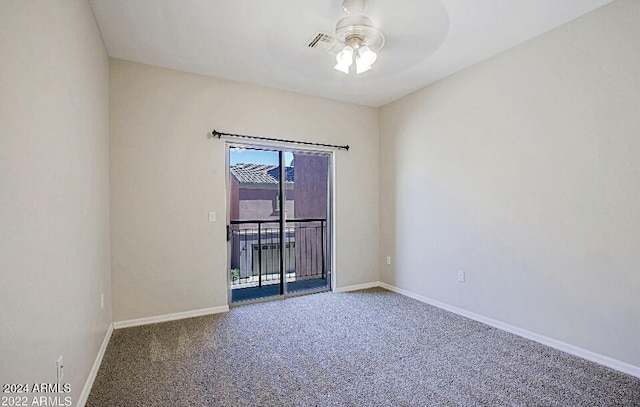 3935 E Rough Rider Rd Unit 1101, Phoenix, AZ 85050 - carpeted spare room with a ceiling fan and baseboards