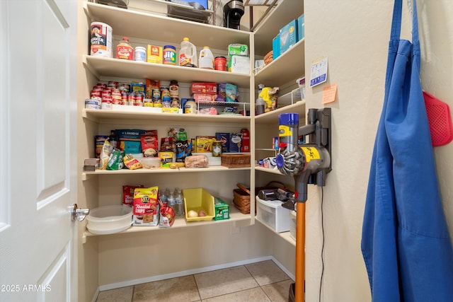 view of pantry