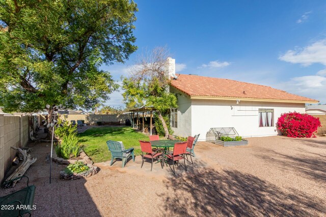 exterior space with a patio area