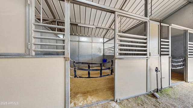view of horse barn