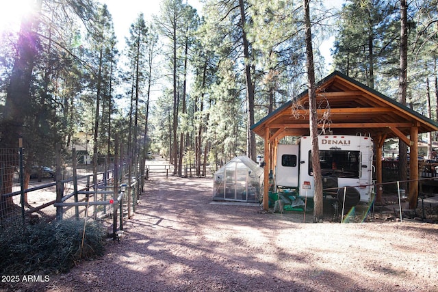 view of outbuilding