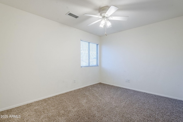 1031 W Longhorn Dr, Chandler, AZ 85286 - unfurnished room with light colored carpet, a ceiling fan, and baseboards