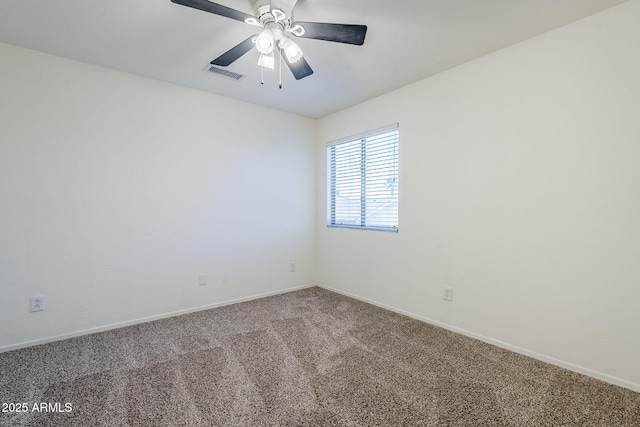 1031 W Longhorn Dr, Chandler, AZ 85286 - empty room with carpet floors, baseboards, and a ceiling fan
