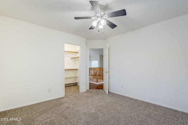 1031 W Longhorn Dr, Chandler, AZ 85286 - unfurnished bedroom with carpet, a spacious closet, baseboards, and a closet