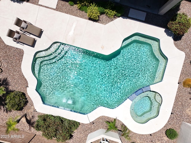 2472 E Prescott Pl, Chandler, AZ 85249 - view of swimming pool featuring a patio area