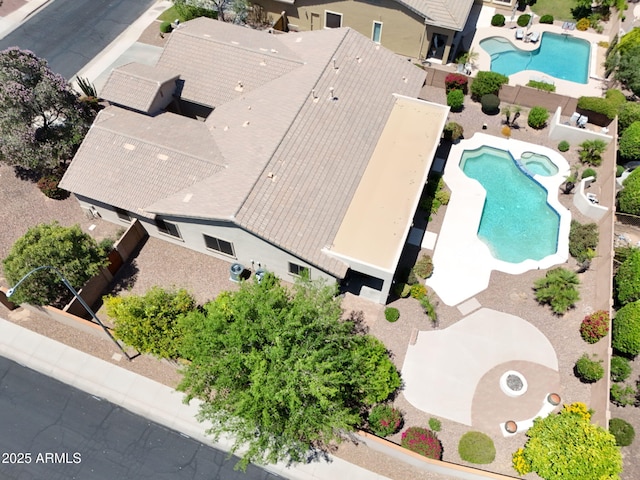 2472 E Prescott Pl, Chandler, AZ 85249 - view from above of property with a pool
