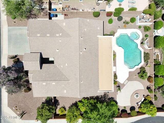 2472 E Prescott Pl, Chandler, AZ 85249 - bird's eye view of a pool area