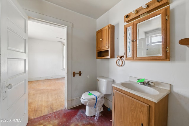 5901 E Short Ave, Globe, AZ 85501 - bathroom with vanity and wood finished floors