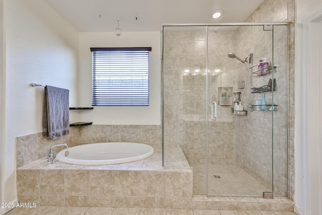 19946 W Glenrosa Ave, Litchfield Park, AZ 85340 - full bathroom featuring a garden tub and a stall shower