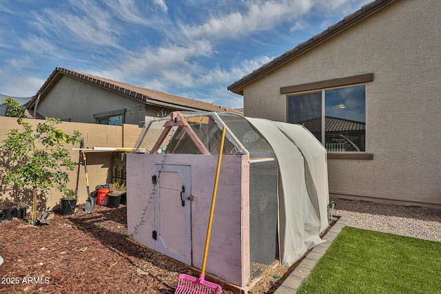 19946 W Glenrosa Ave, Litchfield Park, AZ 85340 - view of outdoor structure with a fenced backyard