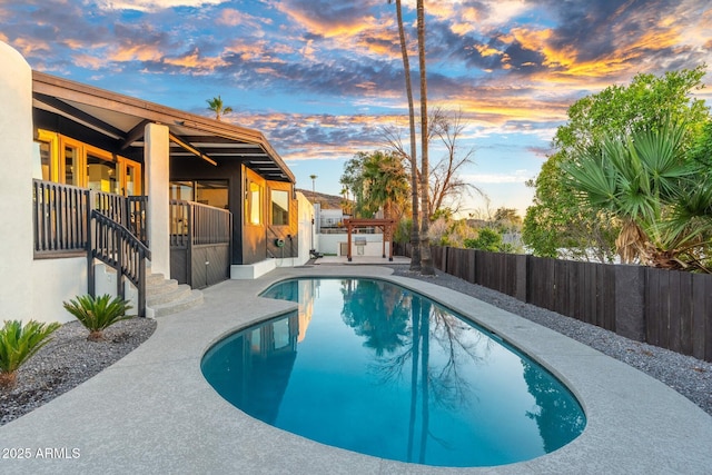 908 W Pershing Ave, Phoenix, AZ 85029 - view of swimming pool with a patio area