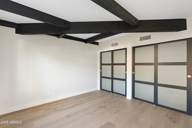 908 W Pershing Ave, Phoenix, AZ 85029 - unfurnished bedroom with wood finished floors and two closets