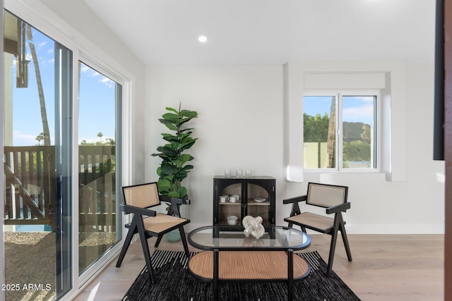 908 W Pershing Ave, Phoenix, AZ 85029 - living area with healthy amount of natural light, recessed lighting, and light wood finished floors